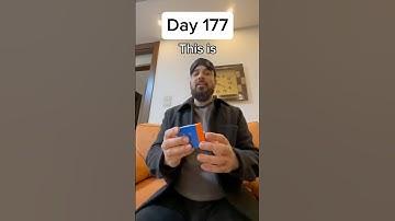 Day 177 of solving the Rubik’s cube blindfolded every single day until I break the National Record.