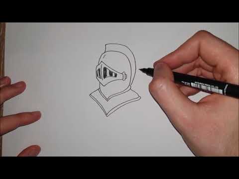 Video: Wie Zeichnet Man Einen Helm