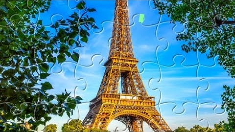 complete the Eiffel Tower of peris 🤌 in few minutes #puzzle #jigsawpuzzle #puzzlegame #virelvideo