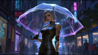 Cyberpunk Girl in the City | Synthwave | Electronic | Chill Beats | Relax | Game | Relax