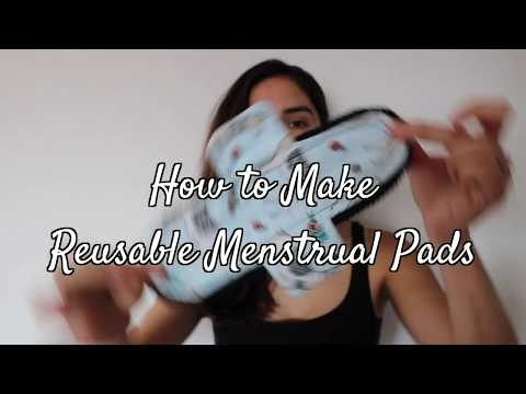 Videó: Hogyan készítsünk újrafelhasználható menstruációs párnákat (képekkel)