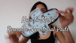 How to Make Reusable Menstrual Pads 🙋‍✂