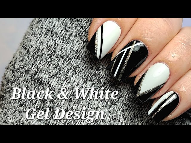 Charcoal grey nails | Dark grey nails, Gray nails, Grey nail designs