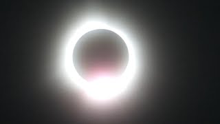 SOLAR ECLIPSE 2024 - Witness that exact moment when totality ends and the sun re-emerges WOW!