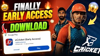 Finally E Cricket Game Early Access! E Cricket Game Early Access In Final Phase! screenshot 4