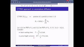 Feynman-Kac formulae for time-fractional evolution equations I. Introduction. Dr. Yana Kinderknecht