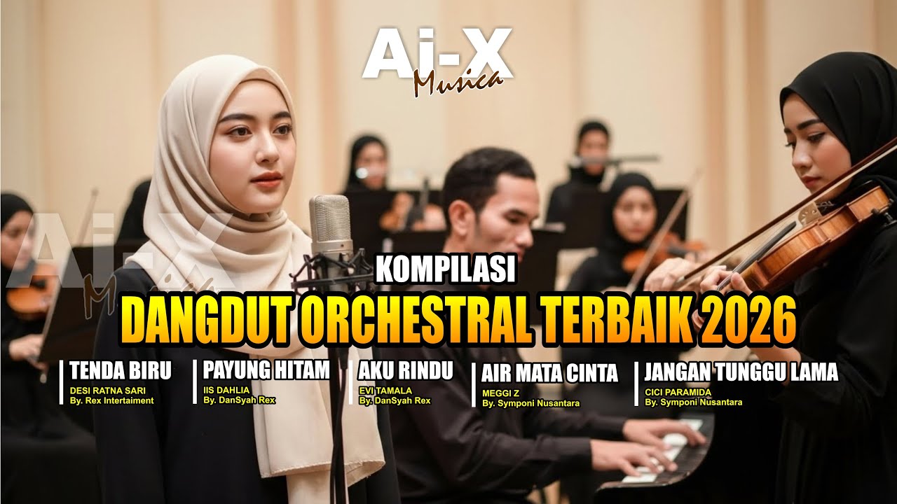 Kompilasi Dangdut Orkestra Populer tahun 2026 cover Ai Simponi Epic | Ai-X Musica #orchestra #choir