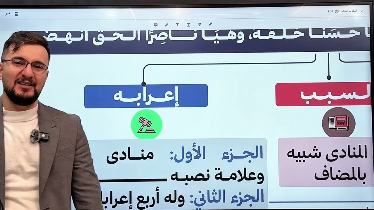 أسلوب النداء (المحاضرة 4) أحمد المرشد