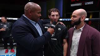 UFC Вегас 64: Тагир Уланбеков - Слова после боя