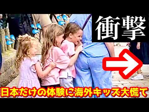 奈良公園で初めて鹿を見た海外キッズの反応集1時間耐久