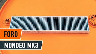 Как заменить салонный фильтр на FORD MONDEO MK3 Седан [ВИДЕОУРОК AUTODOC]
