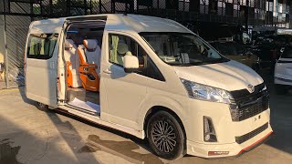 NEW TOYOTA HIACE 2024 VIP 9SEATS (White) / exterior and interior #carreview