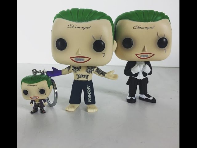 Funko Pop Suicide Squad The Joker & Hot topic exclusive Tuxedo Joker 