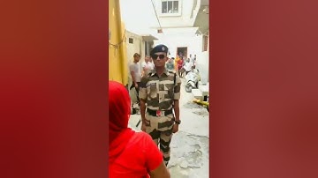 training se fauji pahli baar ghar aaya... CISF😘😘
