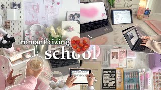 How to romanticize school  a day in my life, stationery haul, Pinterest girl,studying at café etc.