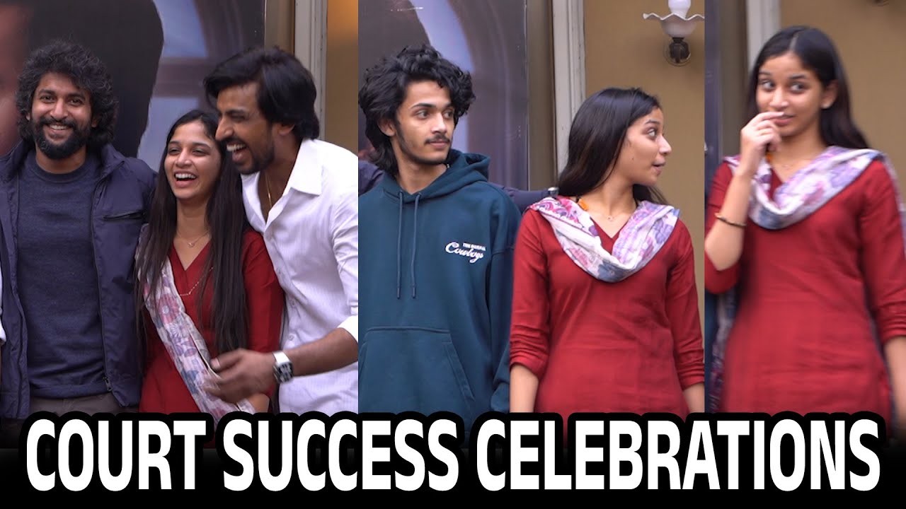 Harsh Rohan Court Movie Success Celebrations | Nani | Sridevi | Harsh Rohan ...