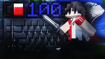 Level 100 Hive BEDWARS Keyboard And Mouse ASMR + Handcam