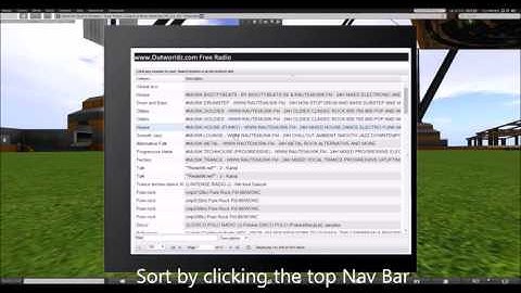 Opensim and Secondlife Radio