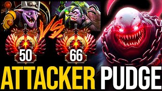 Attacker Pudge Completely Destroyed Timbersaw MID | Pudge 