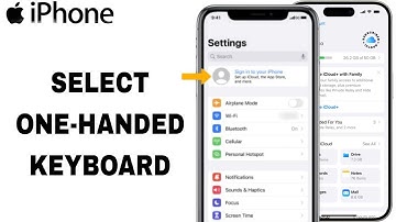 How To Select One-Handed Keyboard On iPhone Settings