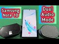 how to connect 2 Bluetooth speakers dual audio mode samsung android 11