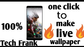 How to make live wallpaper🔥/Tech Frank screenshot 2