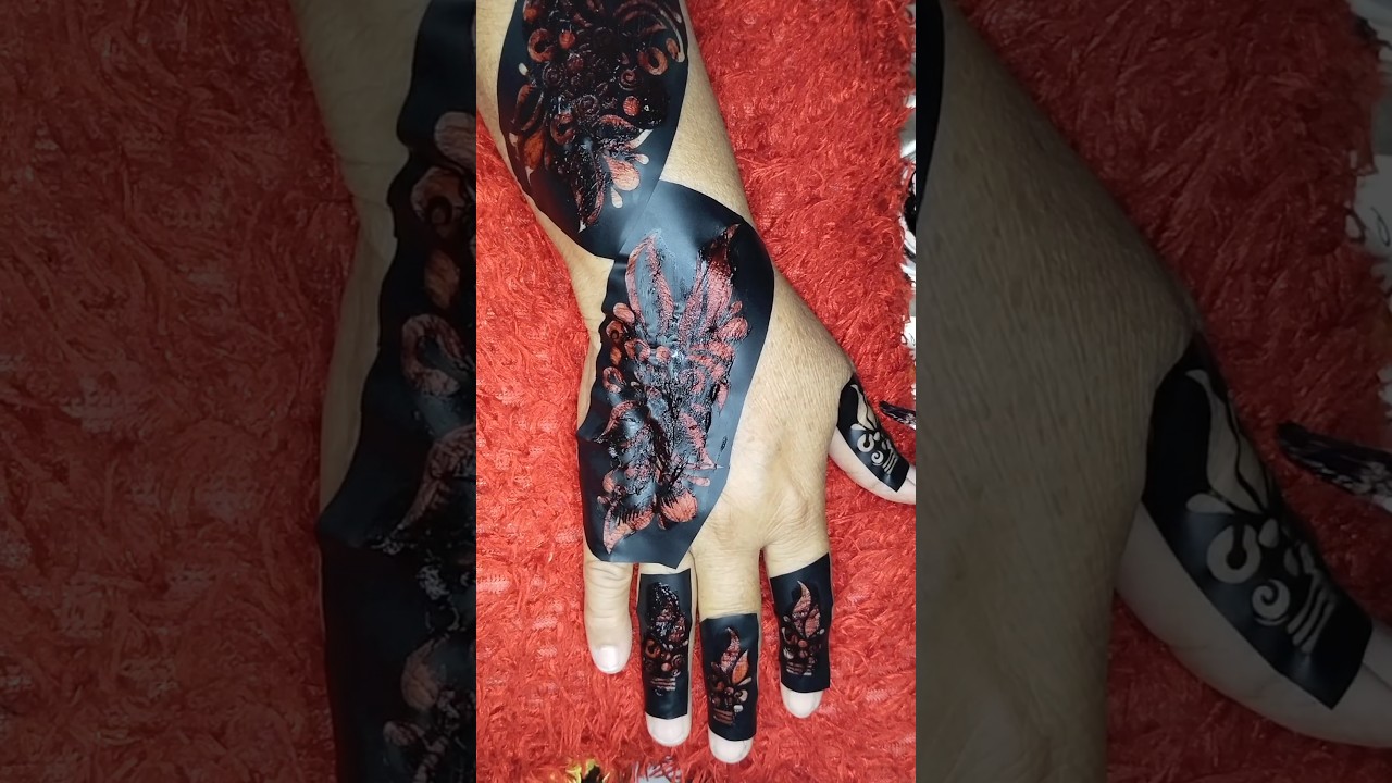 beautiful mehndi sticker design #2023