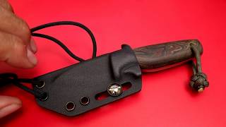 Lt Wright Tautog custom knife Kydex sheath with tek-lok ltwk