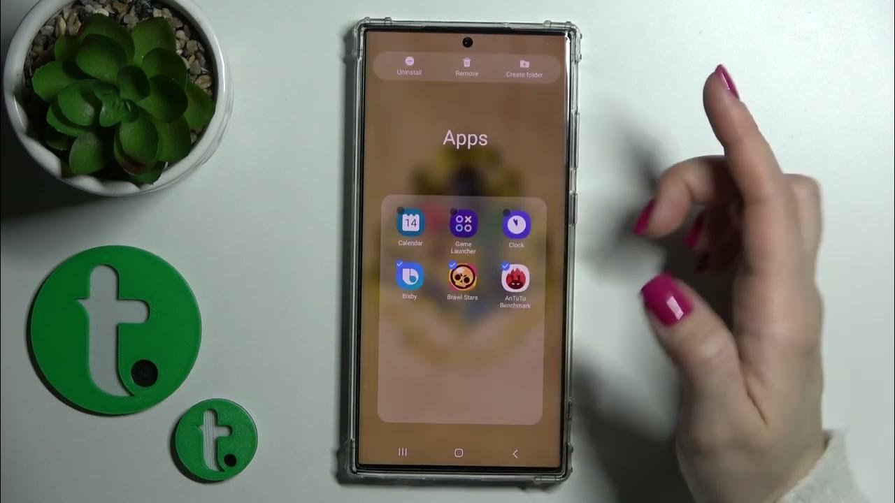 how-to-create-home-screen-folders-on-samsung-galaxy-s23-ultra-youtube