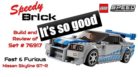 Lego Speed Champion #76917 Nissan Skyline GT-R build and review