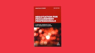 Negotiation for Procurement Professionals 2nd edition