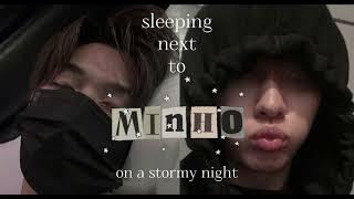 Stray Kids ASMR Sleeping Next To Lee Know On A Rainy Night😽