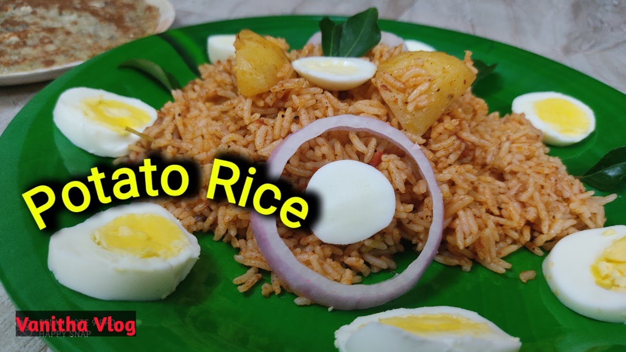 Potato RiceVariety RiceVanitha Vlog YouTube