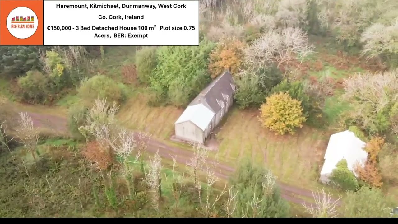 Property for sale in West Cork ! Haremount, Kilmichael, Dunmanway, West CorkCo.Cork  Ireland