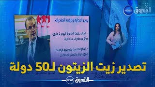 الجزائر تعمل على تصدير زيت الزيتون لـ 50 دولة.. نحو تحقيق 5 مليون دولار من صادراتها خلال 2024