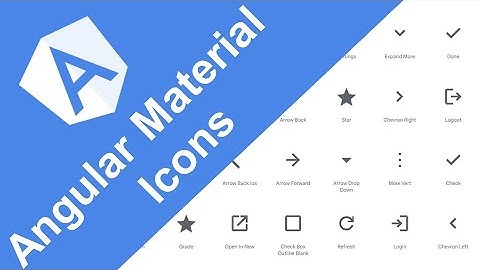 Angular Material - 8 - Icons