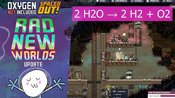 Flipped Asteroid: Setting up electrolyzer | Oxygen Not Included Rad New Worlds Ep 2