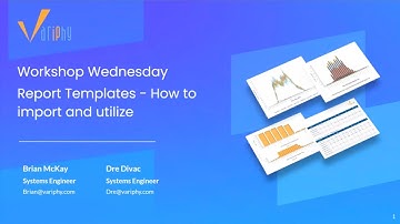 Webinar: Report templates: How to import and utilize