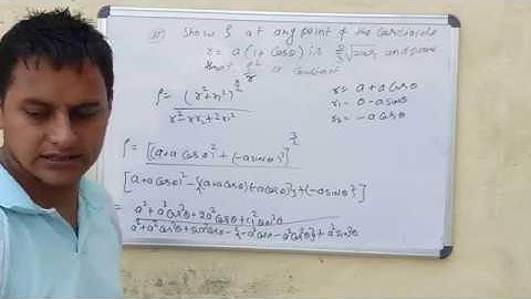 RADIUS OF CURVATURE FOR CARDIOD/RADIUS OF CURVATURE FOR POLAR AND PEDAL EQUATION 2