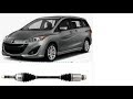 2012 - 2017 Mazda 5 Left Front Axle Replacement
