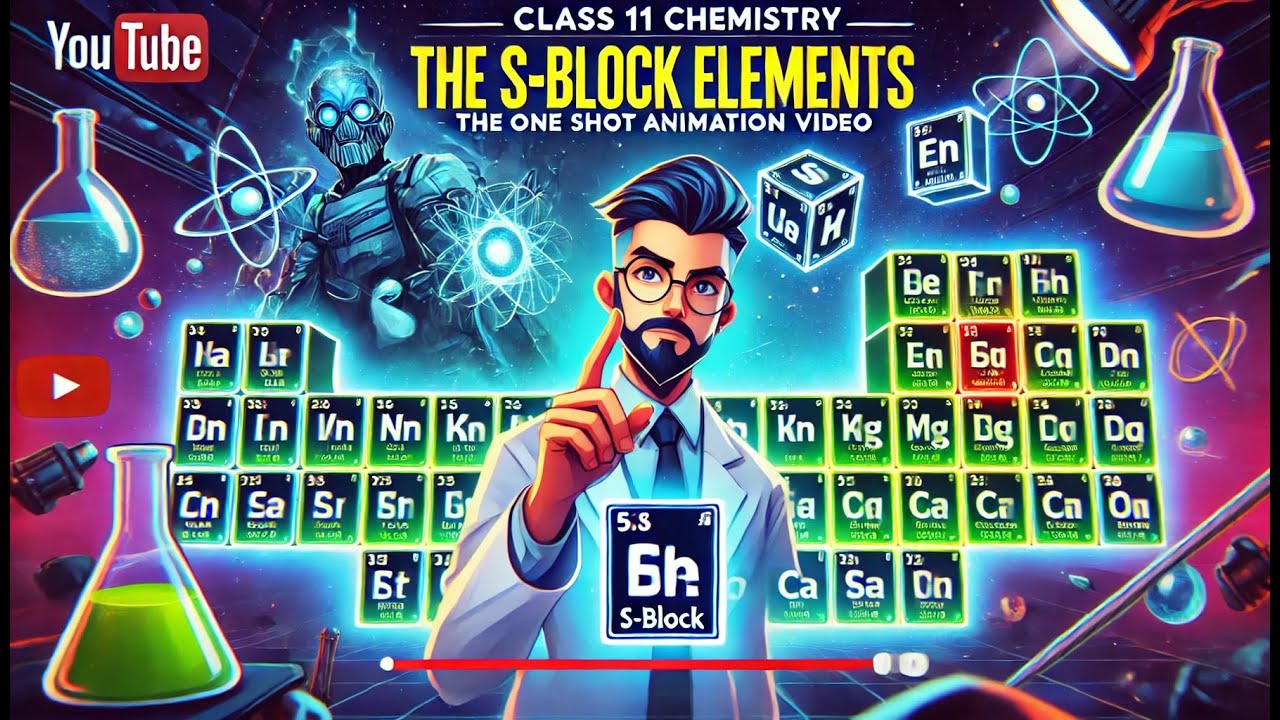 CBSE Class 11 | NCERT | Chemistry | The s block elements | Animation | in English