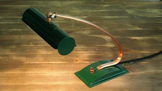 Restoration of a banker-style desk lamp