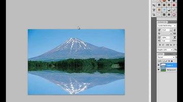 Photoshop CS5 Tutorial - Water Reflection