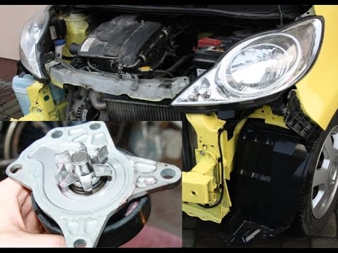 How to replace water pump on 1.0 12V – Aygo, Yaris, Peugeot 107, Citroen C1, Sirion