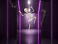 Crazy Funny Skeletons Midnight Dance #nurseryrhymes #youtubeshorts #teeheetown