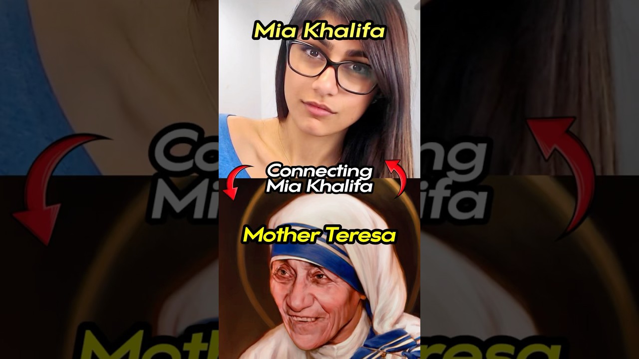 ⁣Connecting Mia Khalifa To Mother Teresa 💀🤣