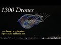 1300 drones volent au dessus de Genève spectacle : Le Feu Ô lac