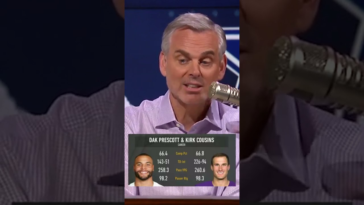 Dak Prescott or Kirk Cousins? 🤔 THE HERD shorts YouTube