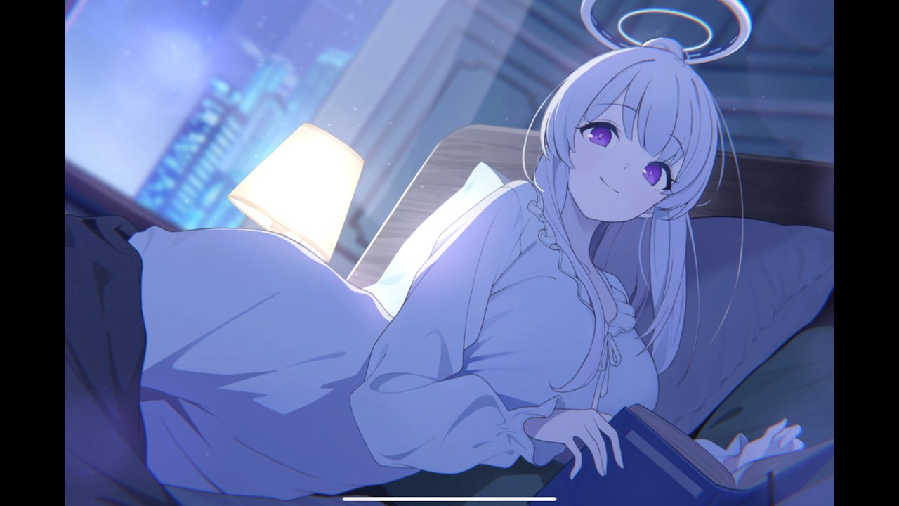 ブルーアーカイブ】ノア（パジャマ） メモリアルロビー（iPadで収録