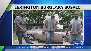 Lexington police search for man accused of kicking woman's door in